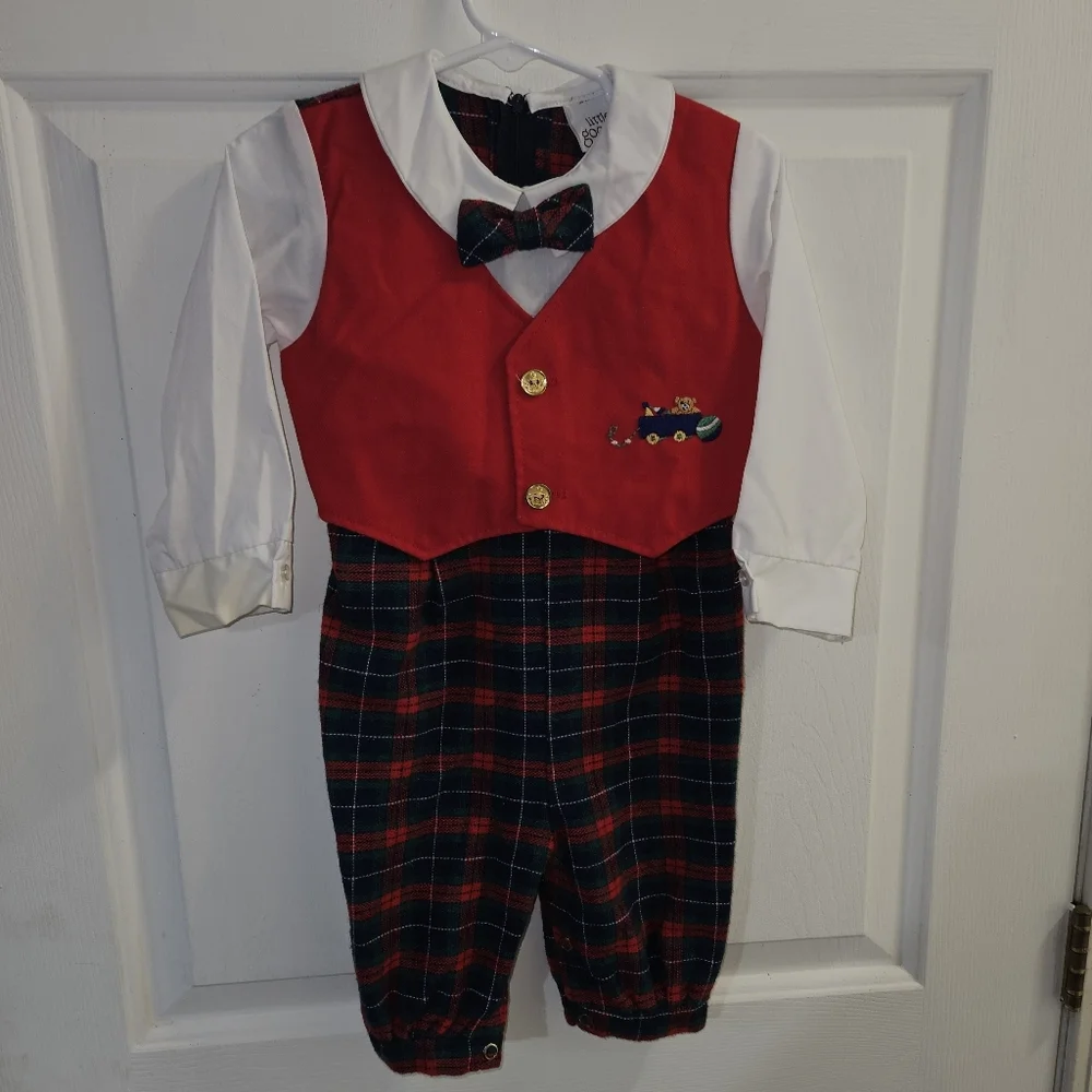 Vintage Little Goodies Holiday Romper 24 Months Made In USA
